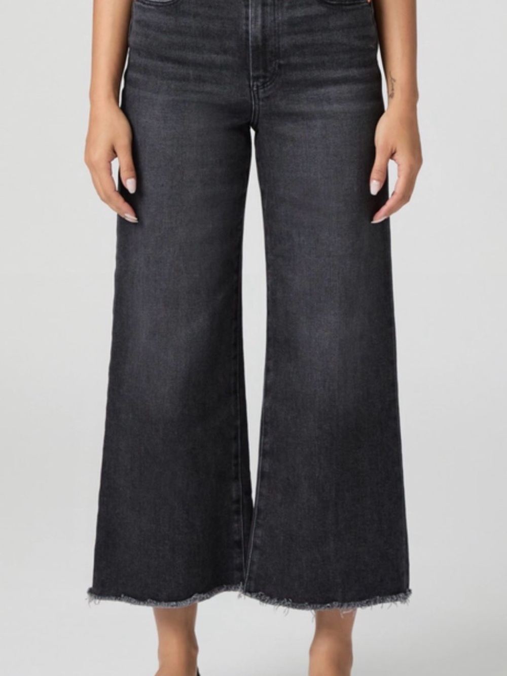 Paige Anessa Petite Wide Leg Jean